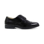Florsheim Kids Boy's Reveal Cap Toe Oxford Jr. Black Leather (Sizes 3.5-7) - 691698 - Tip Top Shoes of New York