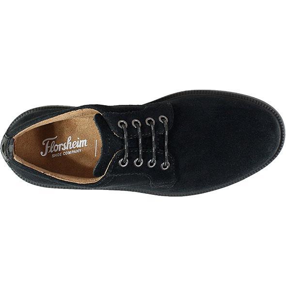 Florsheim Kids Boy's Sapacush Plain Toe Ox Black Suede (Sizes 1-3) - 941781 - Tip Top Shoes of New York