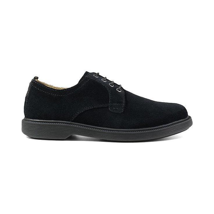 Florsheim Kids Boy's Sapacush Plain Toe Ox Black Suede (Sizes 1-3) - 941781 - Tip Top Shoes of New York
