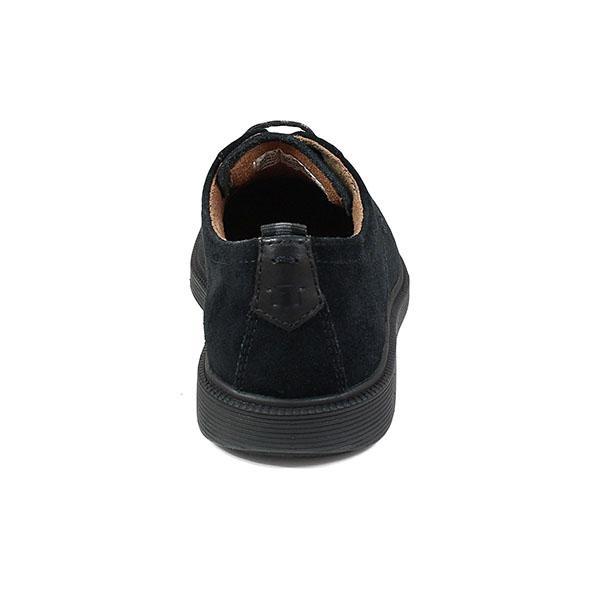 Florsheim Kids Boy's Sapacush Plain Toe Ox Black Suede (Sizes 1-3) - 941781 - Tip Top Shoes of New York