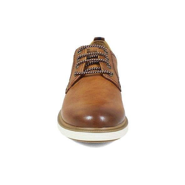 Florsheim Kids Boy's Sapacush Plain Toe Ox Cognac (Sizes 1-4) - 905511 - Tip Top Shoes of New York