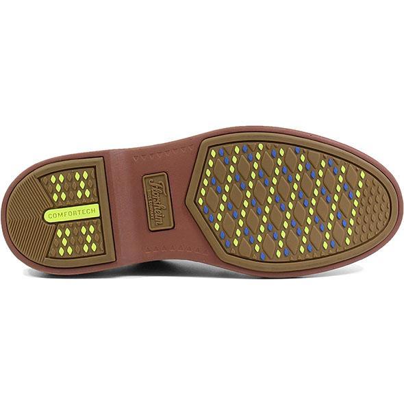 Florsheim Kids Boy's Sapacush Plain Toe Ox Navy Suede/Brick (Sizes 4-7) - 941766 - Tip Top Shoes of New York