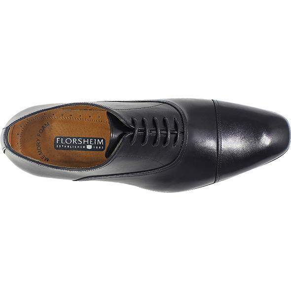 Florsheim Men's Corbetta Cap Toe Oxford Black - Tip Top Shoes of