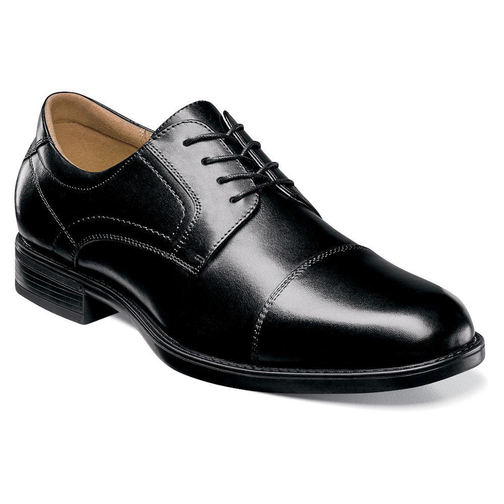 Florsheim Men's Midtown Cap Toe Oxford Black - 899642 - Tip Top Shoes of New York