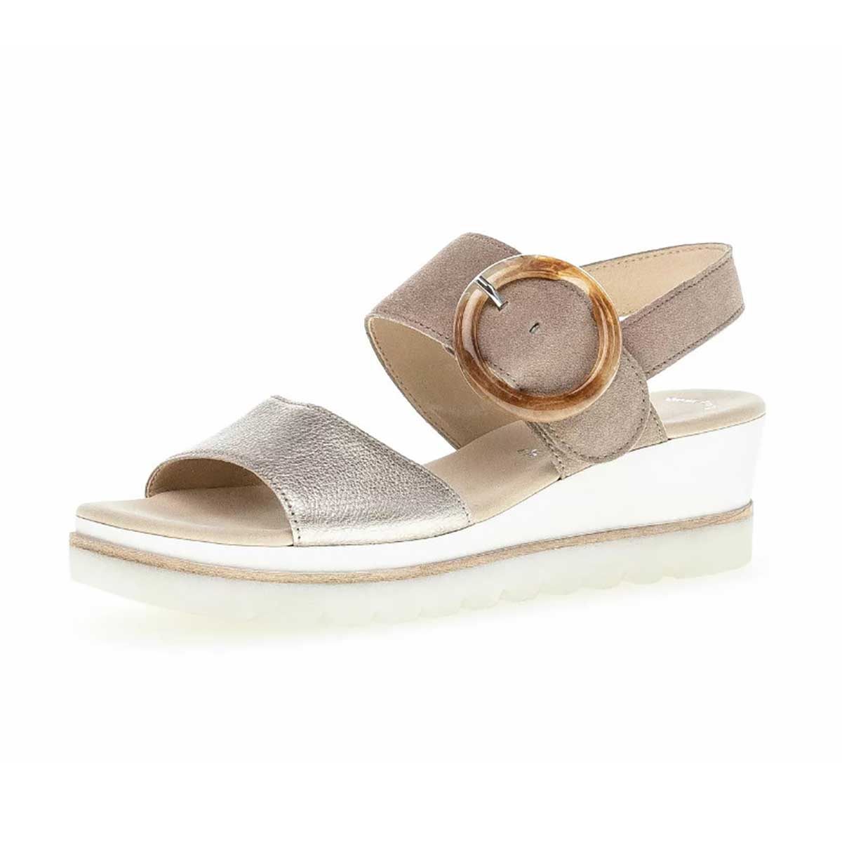 Gabor Women's 24.645-62 Taupe Pewter Suede - 9010352 - Tip Top Shoes of New York