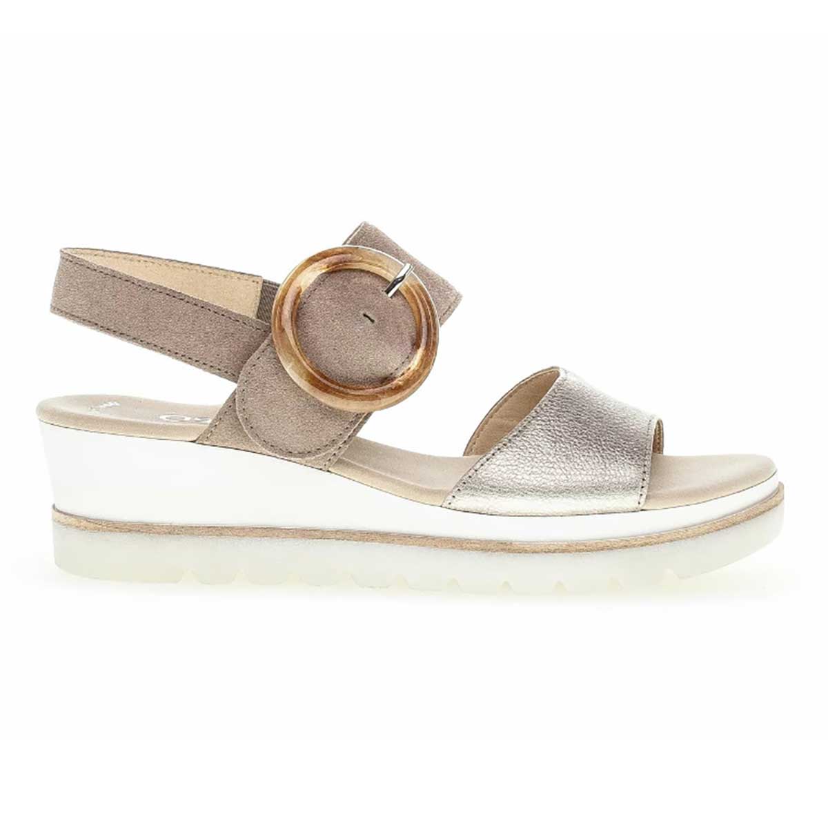 Gabor Women's 24.645-62 Taupe Pewter Suede - 9010352 - Tip Top Shoes of New York