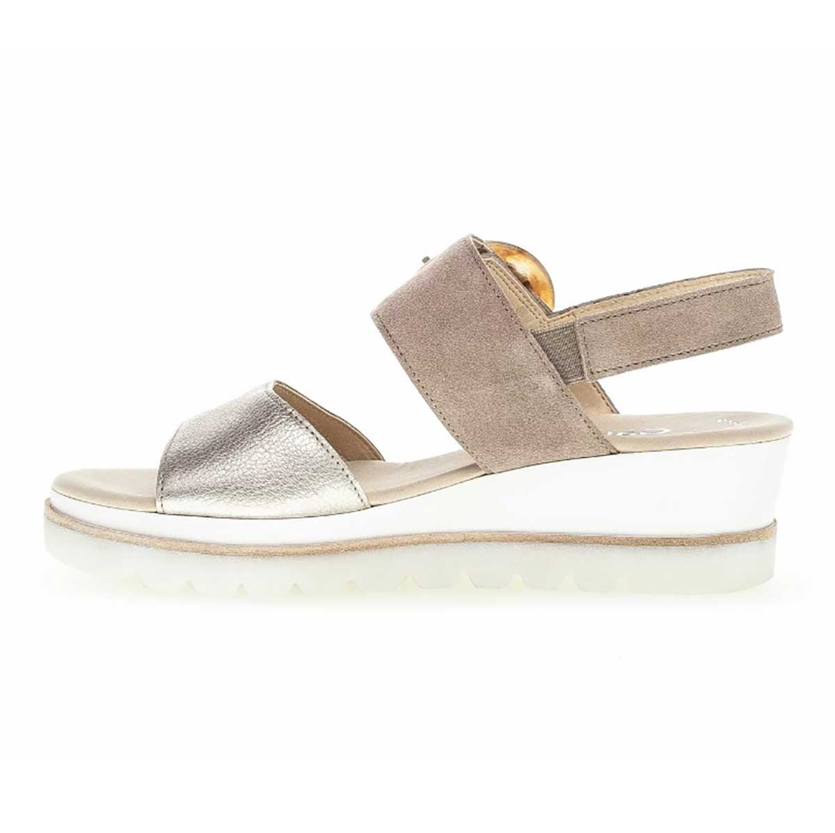 Gabor Women's 24.645-62 Taupe Pewter Suede - 9010352 - Tip Top Shoes of New York