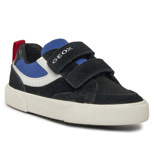 Geox Boy's Alphabeet Black/Blue Canvas (Sizes 28-33) - 1081916 - Tip Top Shoes of New York