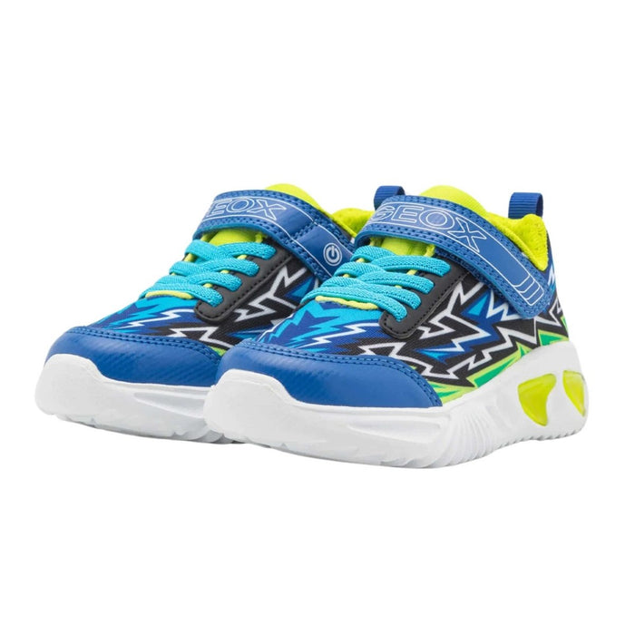 Geox Boy's Assister Royal/Lime (Sizes 28-34) - 5019073 - Tip Top Shoes of New York