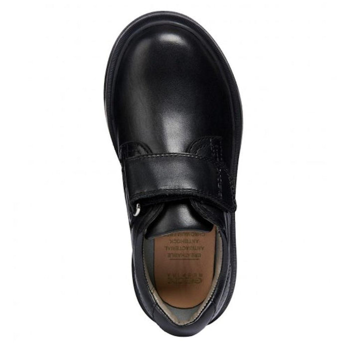 Geox Boy's J Riddock Black Leather (Sizes 32-35) - 693917 - Tip Top Shoes of New York