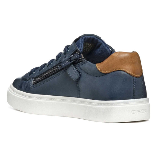 Geox Boy's Nashik Navy/Brown Leather (Sizes 36-37) - 1081957 - Tip Top Shoes of New York