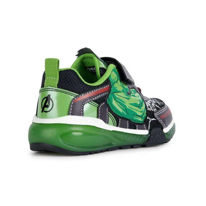 Geox Boy\'s (Sizes 28-33) Bayonyc New York — Tip Light Top of Shoes Up Hulk