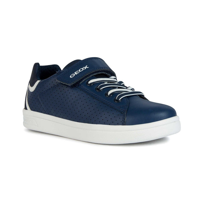 Geox Boy's (Sizes 28-35) DJRock Navy/White - 1078839 - Tip Top Shoes of New York