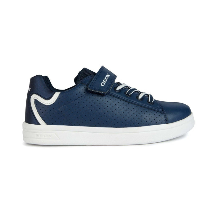 Geox Boy's (Sizes 28-35) DJRock Navy/White - 1078839 - Tip Top Shoes of New York