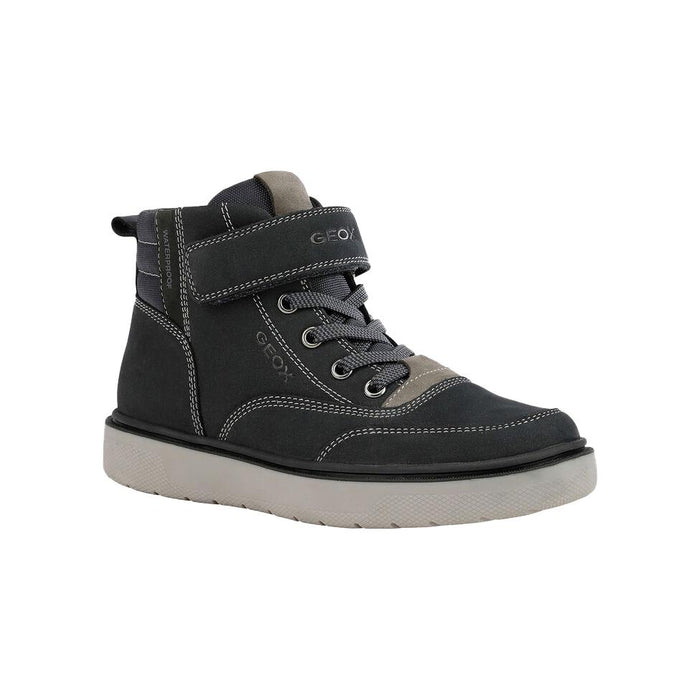 Geox Boy's (Sizes 32-35) Riddock Navy/Black Nubuck Waterproof - 1052550 - Tip Top Shoes of New York