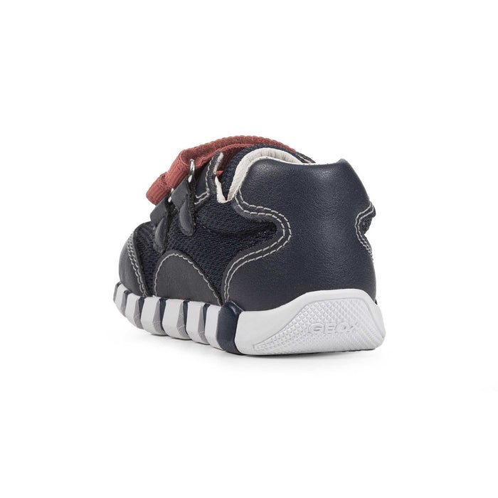 Geox Toddler's Lupidoo Navy/Red - 1078659 - Tip Top Shoes of New York