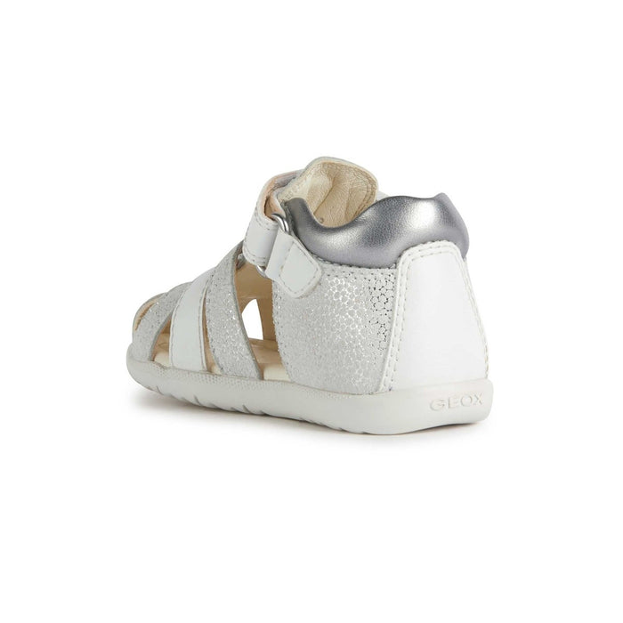 Geox Toddler's Macchia Off White/Silver - 5017893 - Tip Top Shoes of New York