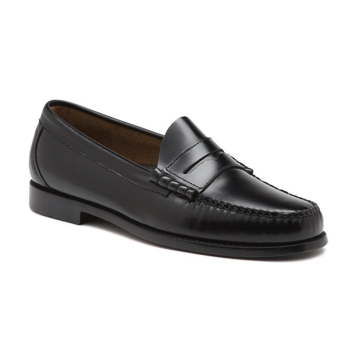 G.H. Bass & Co. Larson Weejuns Black Leather - 407089805012 - Tip Top Shoes of New York