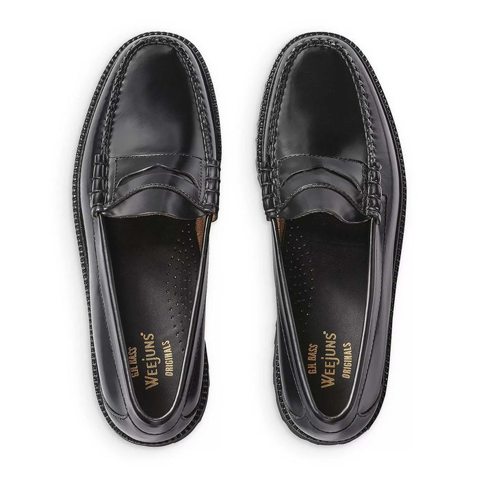 G.H. Bass Men's Larson Lug WeeJun Black - 9011908 - Tip Top Shoes of New York