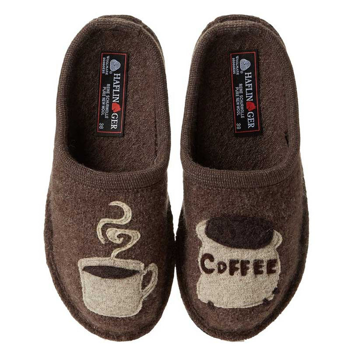 Haflinger Women's Coffee Earth Wool - 992829 - Tip Top Shoes of New York