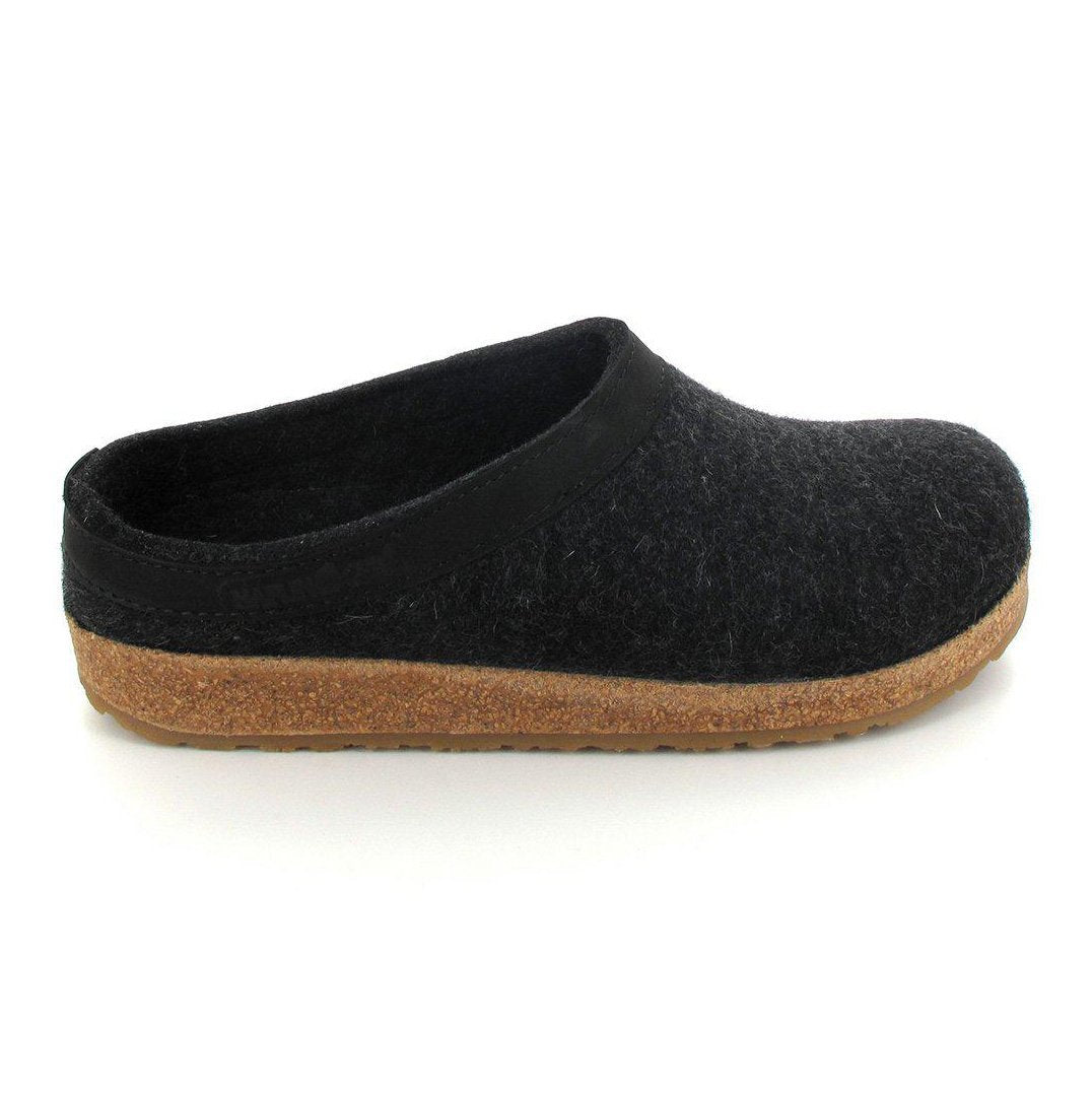 Haflinger Women's GZL44 Charcoal Wool - 400870601015 - Tip Top Shoes of New York