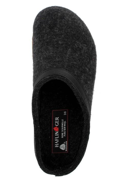 Haflinger Women's GZL44 Charcoal Wool - 400870601015 - Tip Top Shoes of New York