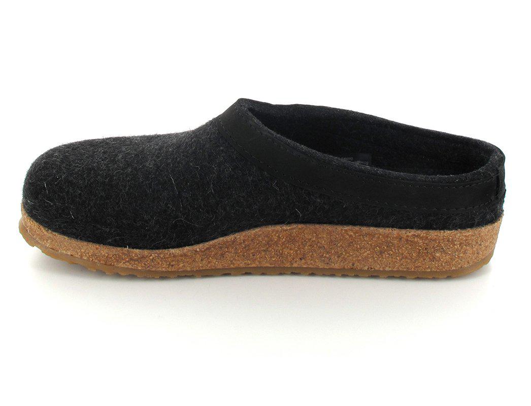 Haflinger Women's GZL44 Charcoal Wool - 400870601015 - Tip Top Shoes of New York