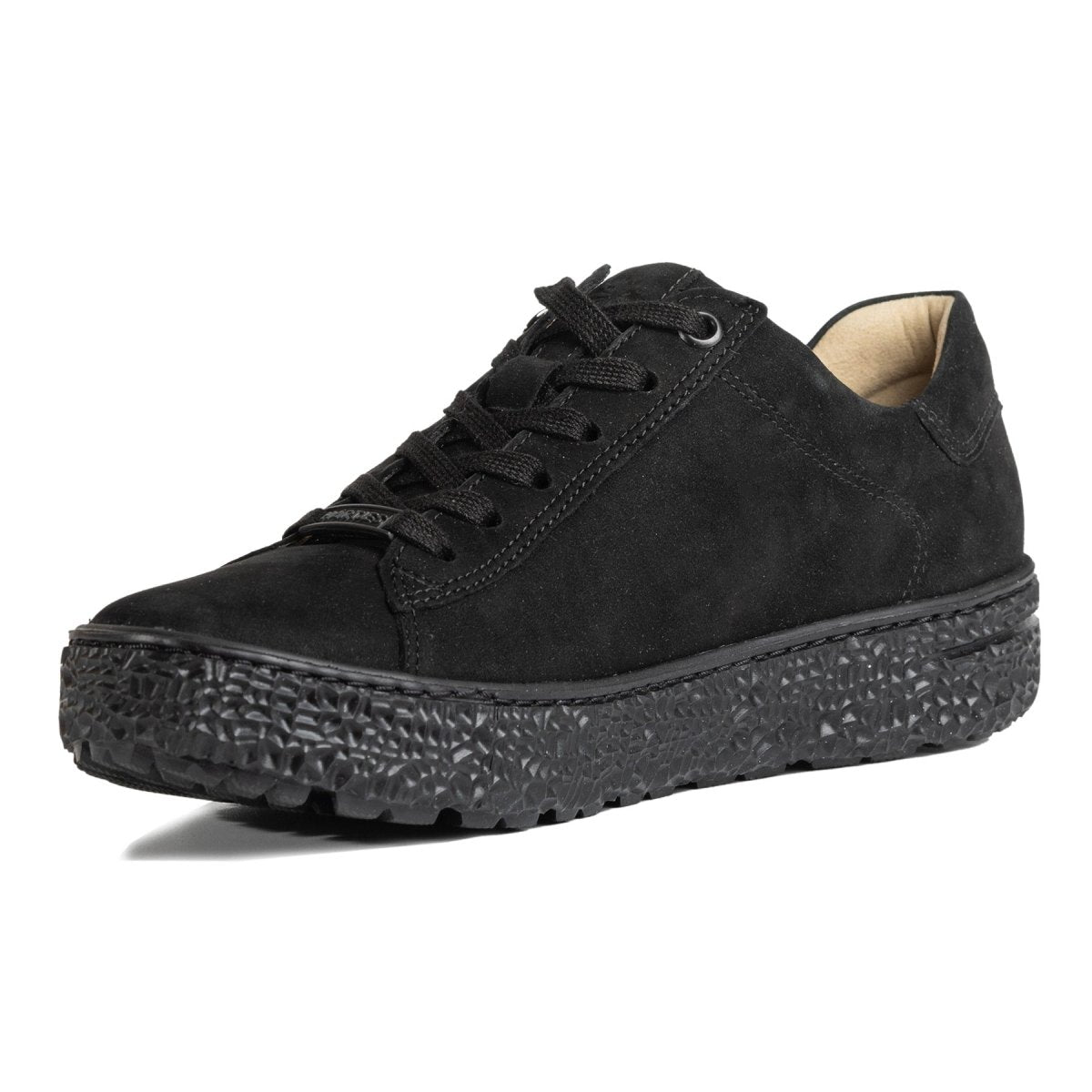 Hartjes Women's Phil Black/Red Nubuck - 5014726 - Tip Top Shoes of New York