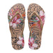 Havaianas Girls GS (Grade School) Slim Animal Floral Beige - 1059648 - Tip Top Shoes of New York