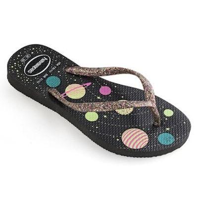 Havaianas Kids Slim Fashion Black - 959936 - Tip Top Shoes of New York