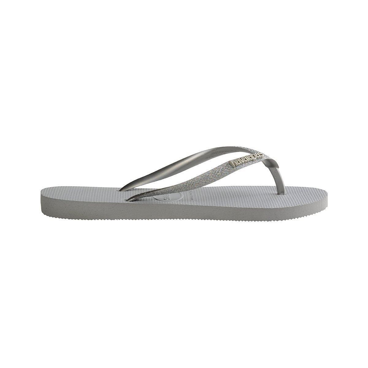Havaianas Kids Slim Glitter Steel Grey (Sizes 2728-3334) - 959910 - Tip Top Shoes of New York