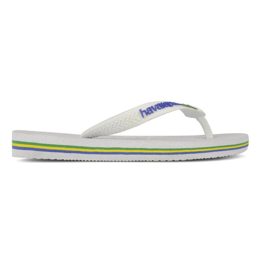 Havaianas Women's Brazil Logo White Tip Top Shoes of New York