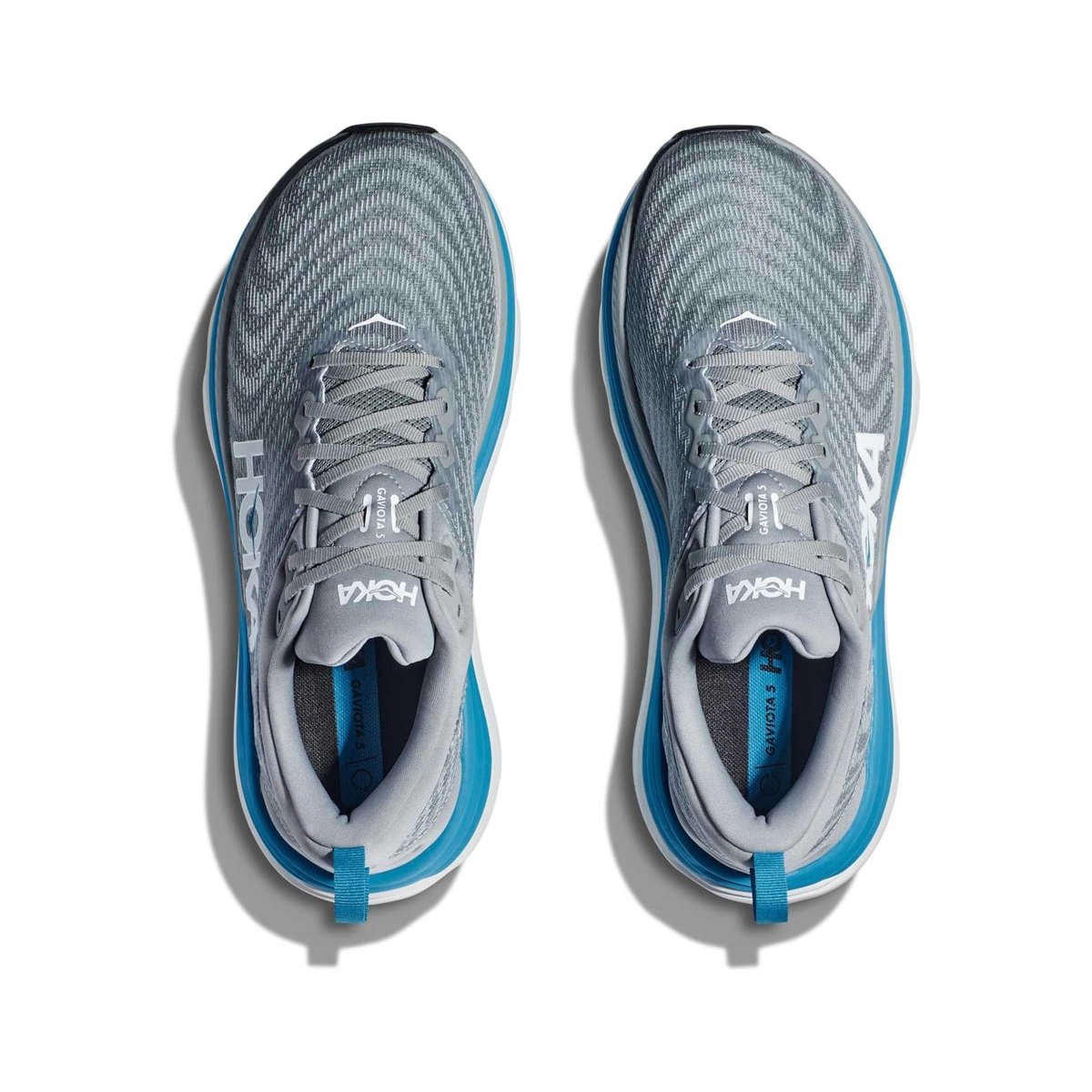 Hoka Men's Gaviota 5 Grey/Blue - 10035829 - Tip Top Shoes of New York