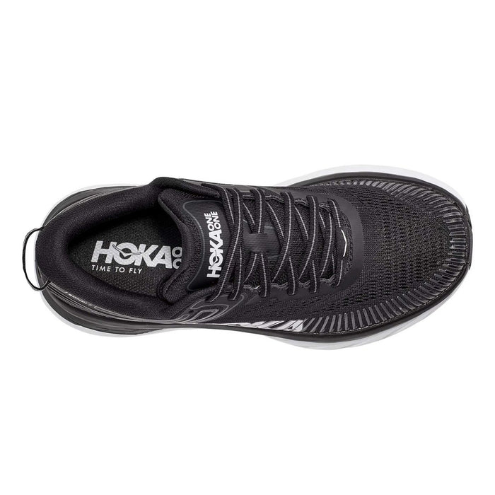 Hoka Women's Bondi 7 Black/White - 10017344 - Tip Top Shoes of New York