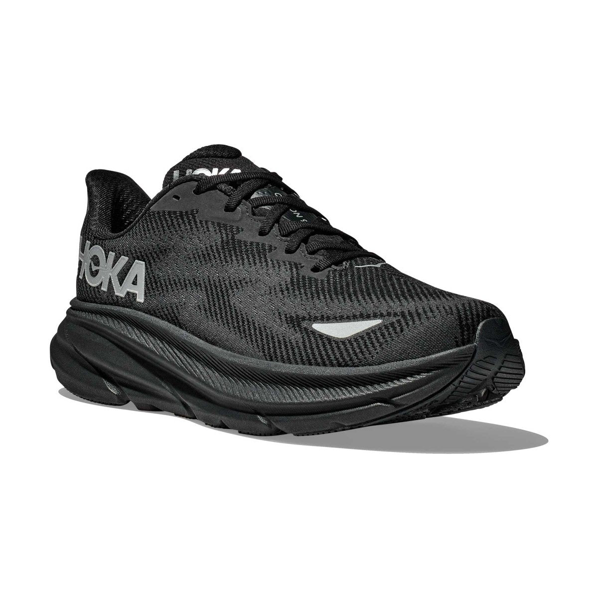 Hoka Women's Clifton 9 Black/Black Gore-Tex - 10035780 - Tip Top Shoes of New York