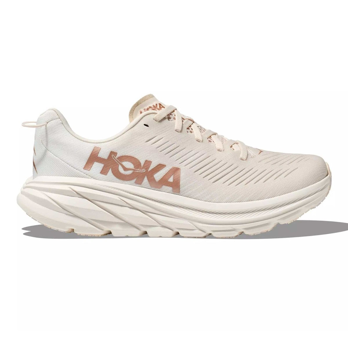 Hoka Women's Rincon 3 Eggnog/Rose Gold — Tip Top Shoes of New York