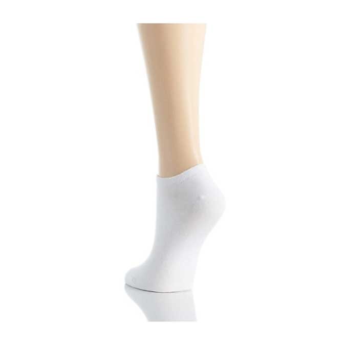 Hue Women's 6421 No Show 6 Pack Liner Socks White - 008672568453 - Tip Top Shoes of New York