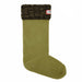 Hunter Original Six-Stitch Cable Boot Socks Dark Olive/Kelp - 330435 - Tip Top Shoes of New York