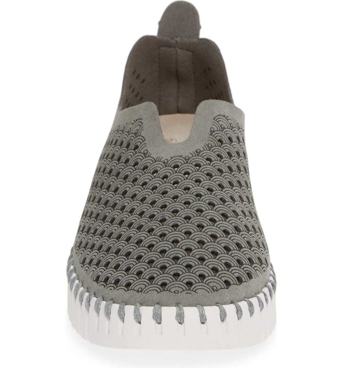 Ilse Jacobsen Women's Tulip 139 Grey Perforated - 776310 - Tip Top Shoes of New York