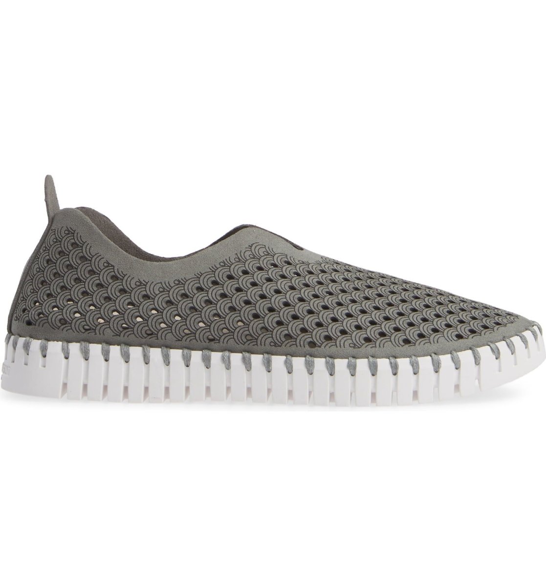 Ilse Jacobsen Women's Tulip 139 Grey Perforated - 776310 - Tip Top Shoes of New York