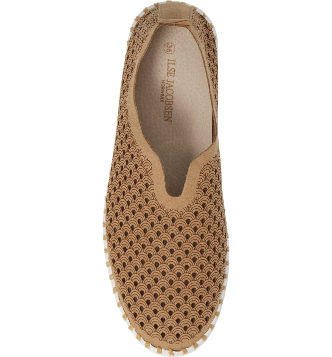 Ilse Jacobsen Women's Tulip 139 Latte Perforated - Tip Top Shoes of New ...