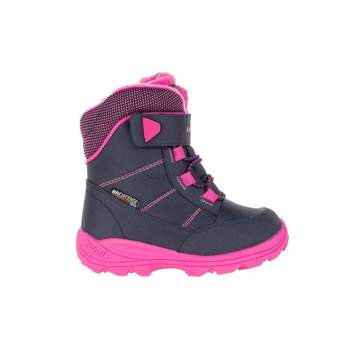 Kamik Toddler s Stance Navy Pink White Sole