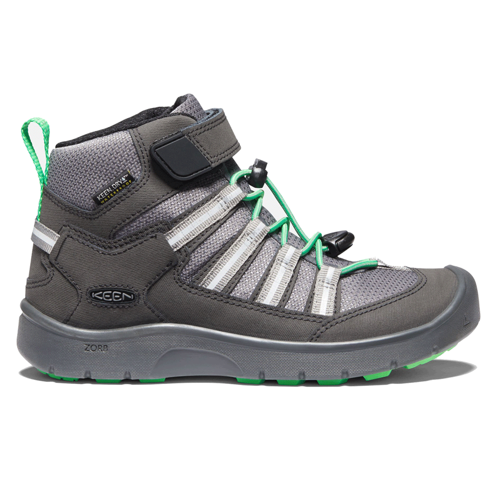 Keen Boy's Hikeport II Sport Waterproof Boot Black/Irish Green (Sizes 9-13) - 979126 - Tip Top Shoes of New York