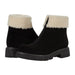 La Canadienne Women's Abba Black Shearling Suede - 9007130 - Tip Top Shoes of New York