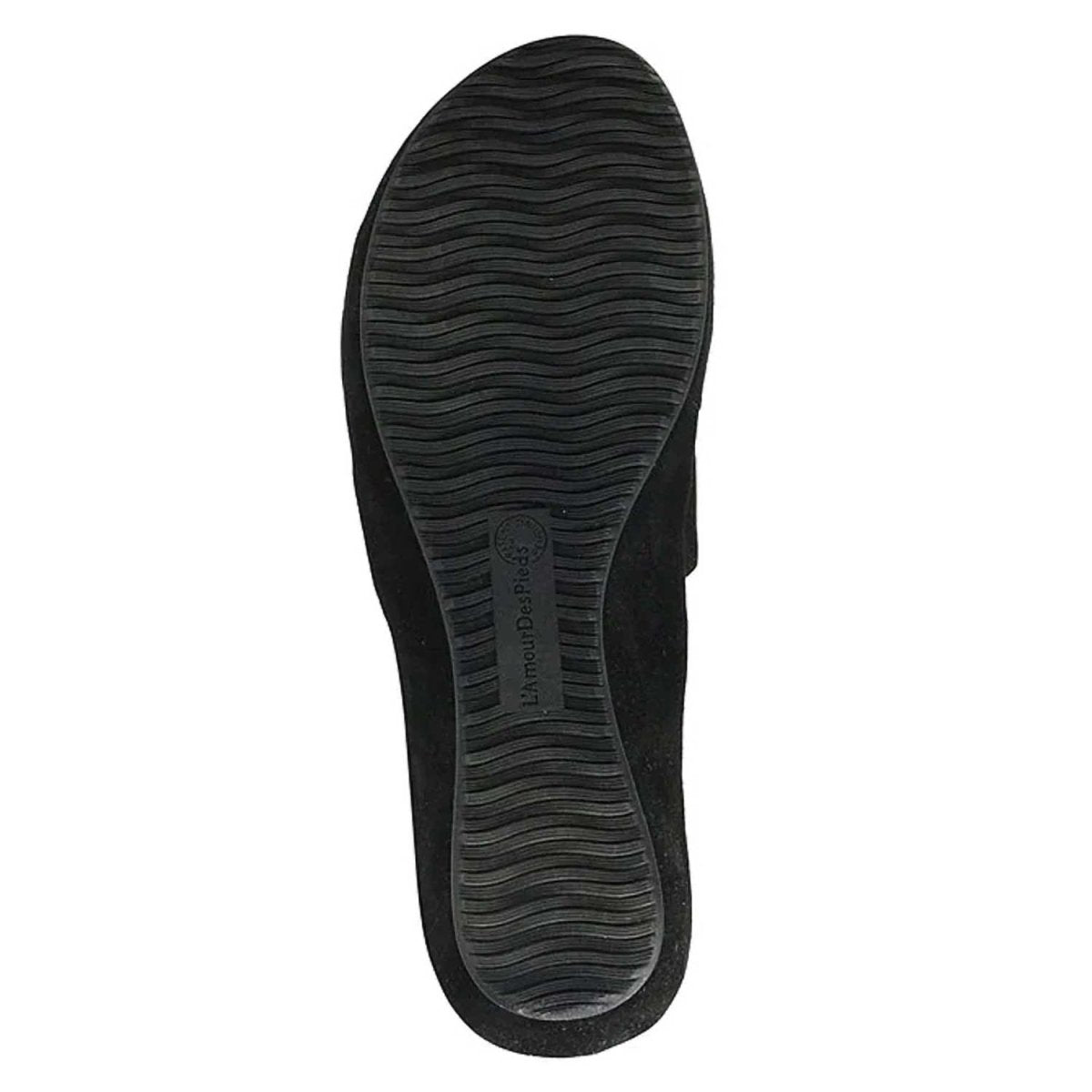 LAmour Des Pieds Women's Catania Black Suede - 10050937 - Tip Top Shoes of New York