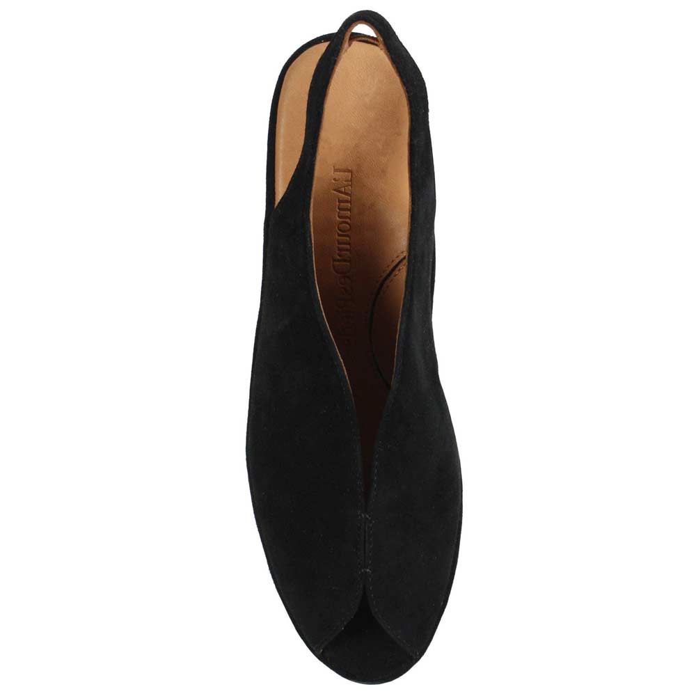 L'Amour Des Pieds Women's Odetta Black Suede - 354291 - Tip Top Shoes of New York