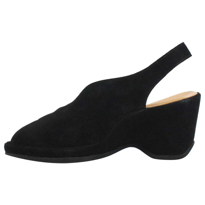 L'Amour Des Pieds Women's Odetta Black Suede - 354291 - Tip Top Shoes of New York