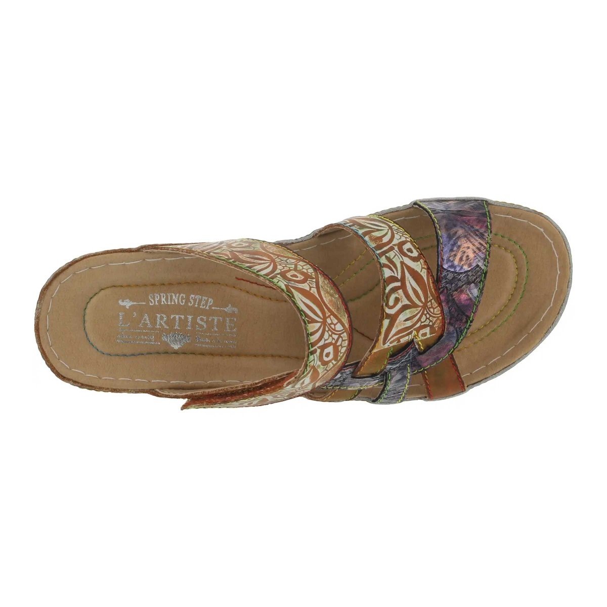 L'Artiste By Spring Step Caiman Camel Multi Leather - 3008814 - Tip Top Shoes of New York