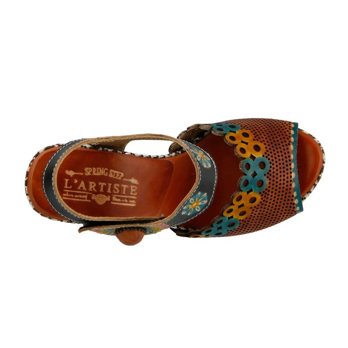L'Artiste By Spring Step Jive Camel Multi Leather - 3008771 - Tip Top Shoes of New York