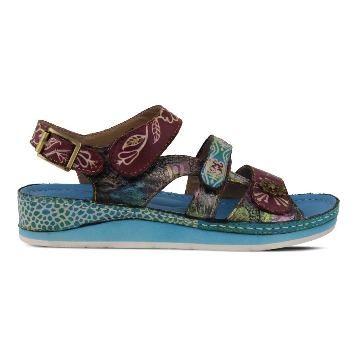 L'Artiste By Spring Step Women's Sumacah Aqua Multi - 3008804 - Tip Top Shoes of New York